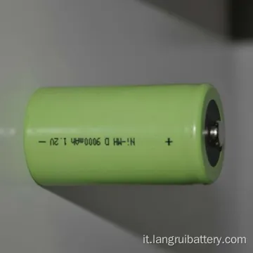 Batteria Ni-MH 1.2V 900Mah D dimensione